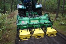 UNIVERSAL MULCHER WITH COMPACTING PLATES RSD20-PW