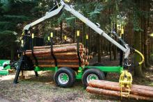 FOREST TRAILER WITH HYDRAULIC DRIVE PCN-10